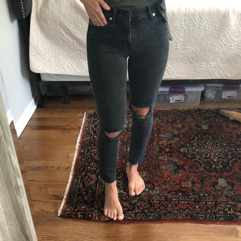 Madewell 10” high riser skinny